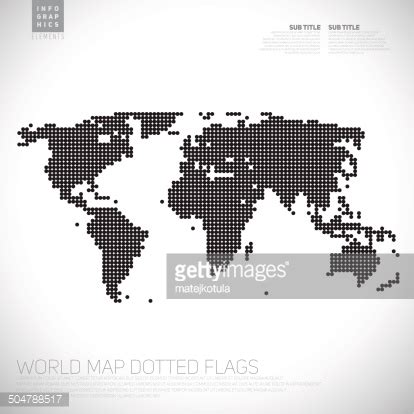 Dotted World Map Background Stock Vector | Royalty-Free | FreeImages