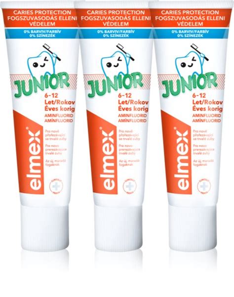 Elmex Junior 6-12 Years Zahnpasta für Kinder | NOTINO