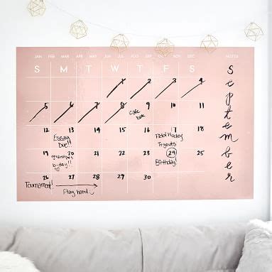 Dry Erase Calendar Decals | Pottery Barn Teen