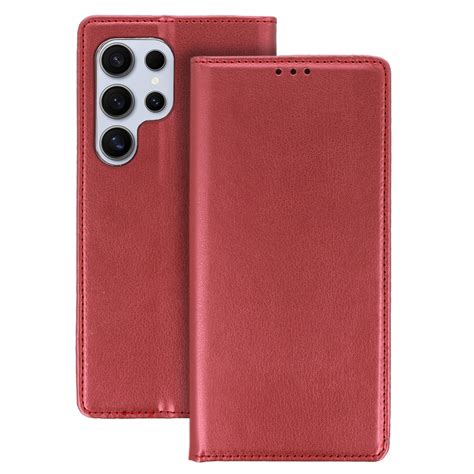 Smart Magneto Case For Xiaomi Redmi Note Pro Plus G Burgundy