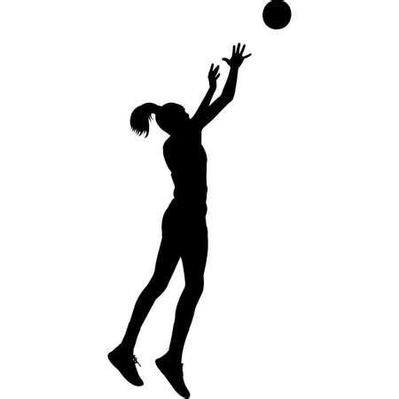 Vector of Netball Women Silhouette - ID:158114394 - Royalty Free Image ...