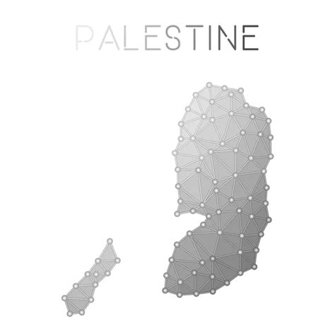 Palestine handdrawn map Colourful sketchy country outline Appealing ...