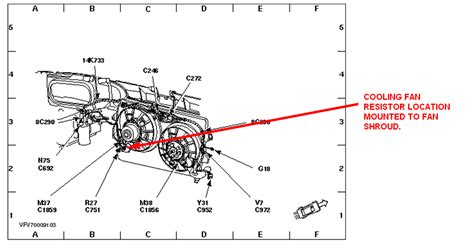 Ford Focus Cooling Fan Resistor Location