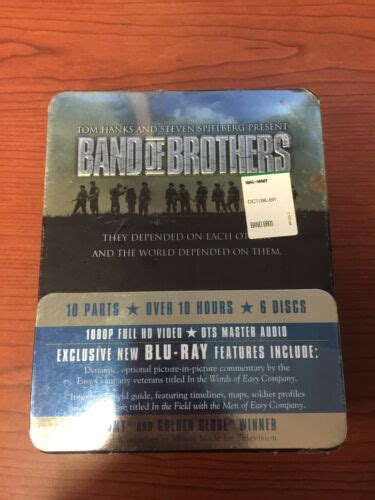 Band Of Brothers Blu Ray Disc Disc Set Tin Box Factory Sealed Ebay