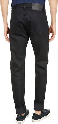 Naked Famous Denim Weird Guy In Black Cobra Stretch Selvedge Black