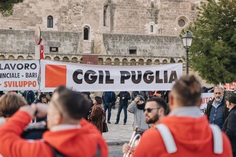 Cgil Puglia inaccettabile che priorità Regione sia Tfm Notizie