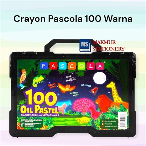 Jual Crayon Pascola 100 Warna Oil Pastel Shopee Indonesia