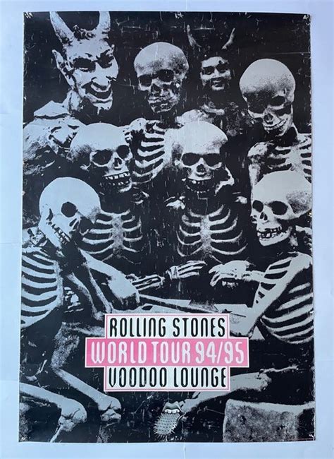 Rolling Stones Voodoo Lounge Tour Original St Print Catawiki