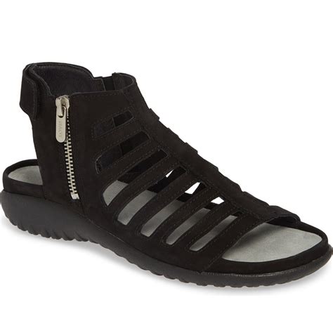 Naot Womens Pitau Sandal Black Lauries Shoes