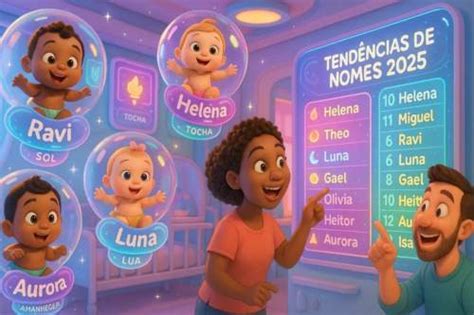 Tendências de Nomes de Bebê 2025: Inspire-se e Encontre o Ideal para o ...