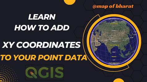 Add Xy Coordinates To Your Point Data In Q Gis Youtube