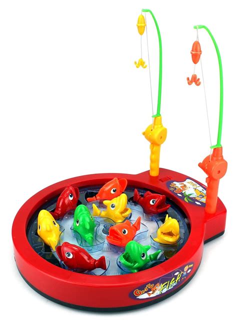 Bass Beat Fishing Game Toy for Kids Battery Operated Rotating Novelty ...