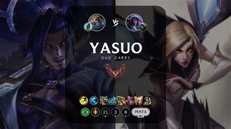 Yasuo ADC Vs Kai Sa BR Grandmaster Patch 13 22 YouTube