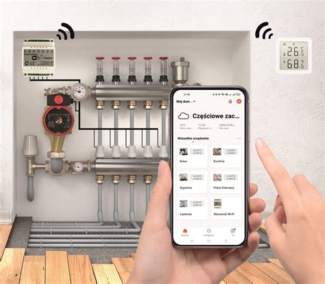 Inteligentny sterownik ogrzewania podłogowego WiFi 7 stref