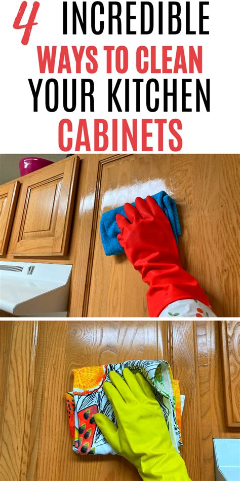 Incredible Ways To Clean Your Kitchen Cabinets In Easy