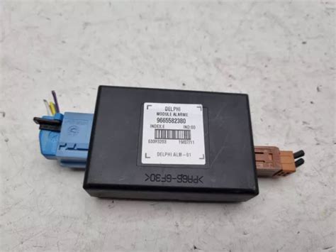 Peugeot 508 Alarm Control Module Unit Ecu 9665582380 Mk1 2010 2015 £1498 Picclick Uk