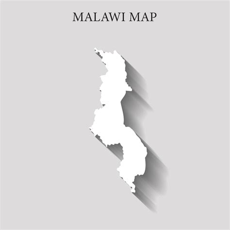 Premium Vector Simple And Minimalist Region Map Of Malawi