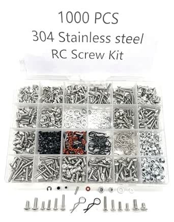 Kit de vis universel RC 1000 pièces assortiment de fixations pour