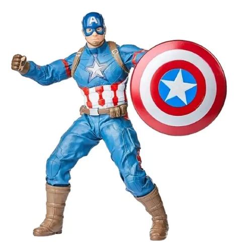 Boneco Capit O Am Rica Gigante Marvel Revolution Vingadores Frete Gr Tis