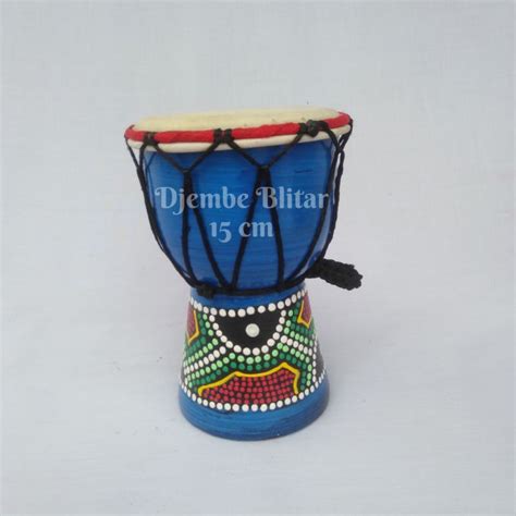 Jual Alat Musik Tradisional Biru Cm Kendang Jimbe Djimbe Djembe