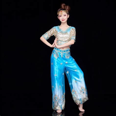 Belly Oriental Dance Costumes Ancient Traditional National Xin Jiang