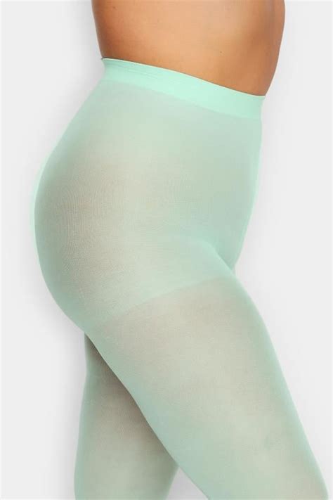 Plus Size Light Blue 50 Denier Tights Yours Clothing