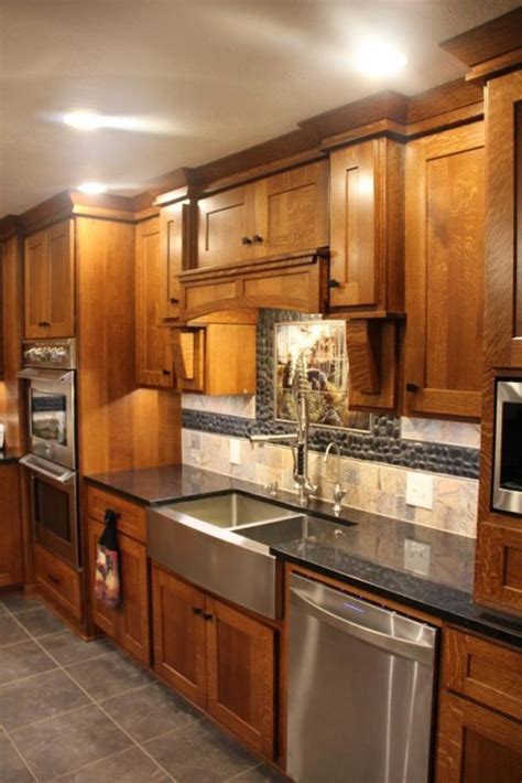 Custom Quarter Sawn Oak Kitchen Cabinets Fairfield Custom Kitchens