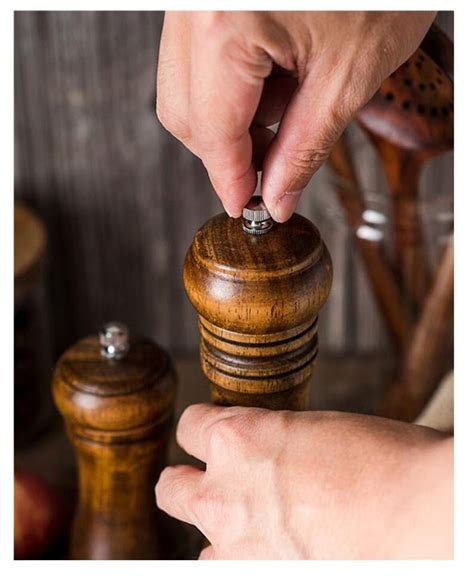 Pepper Mill Handmade Peppermill Wooden Pepper Mill Salt And Etsy