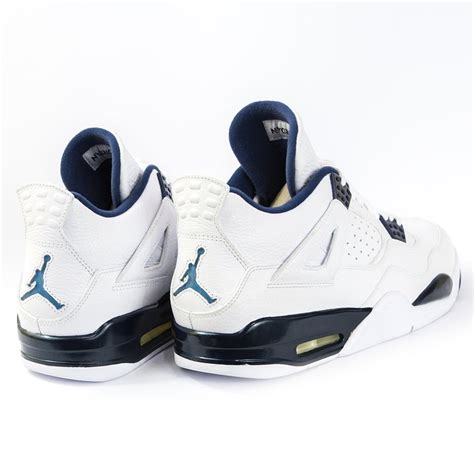 Jordan Iv Retro Columbia Ls Remastered White Legend Blue Midnight