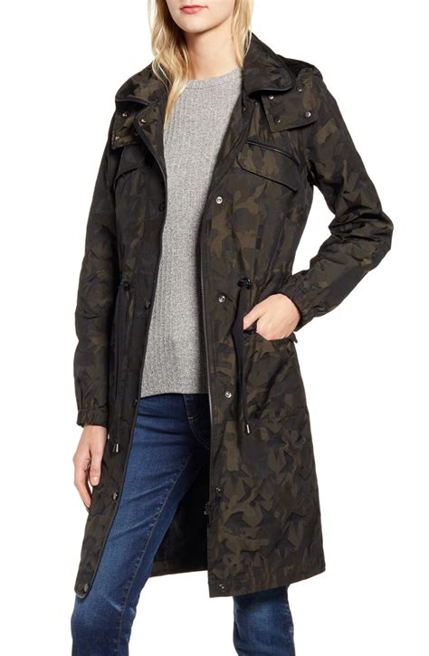 Avec Les Filles Camo Rain Jacket Online Cozeliving