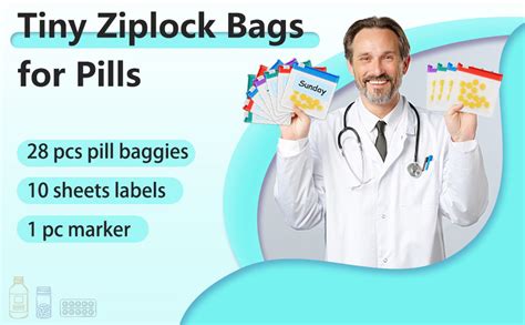 Amazon Pcs Pill Pouch Bags Set Marforever Zippered Pill Box