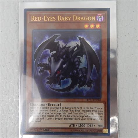 Buy The Yu Gi Oh Red Eyes Baby Dragon Ultra Rare Holofoil Goodwillfinds