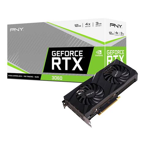 PNY GeForce RTX 3060 12GB VERTO Dual Fan LHR (VCG306012DFBPB1) - Achat ...