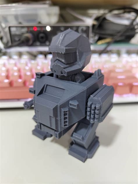 【無料配布】【3dモデル】exo 45 パトリオット・エクソスーツのちびキャラ【ヘルダイバー2】 Chch1818 Booth