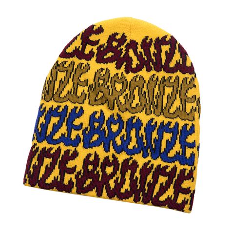 FLAME BEANIE YELLOW – BRONZE56K