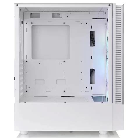 Gabinete Thermaltake View 200 TG Snow ATX Sin Fuente Vidrio Templado