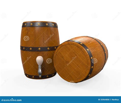 Beer Cask With Tap Vector Icon 111152834