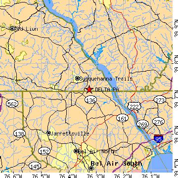 Delta, Pennsylvania (PA) ~ population data, races, housing & economy