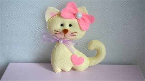 Make A Cute Felt Cat Diy Crafts Guidecentral Youtube