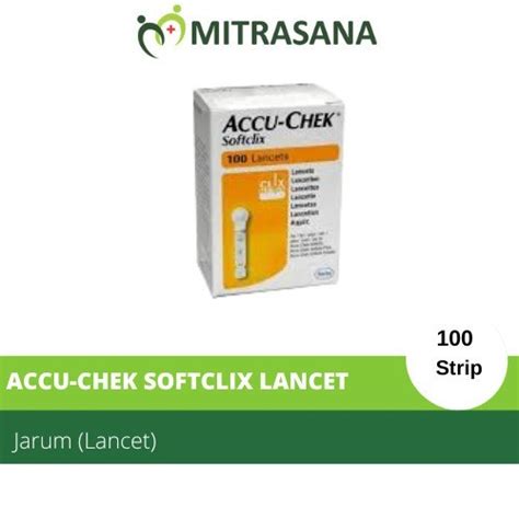 Jual Accu Chek Softclix Lancet Jarum Cek Tes Gula Darah 25 100 200