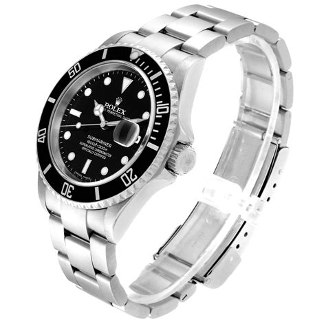 Rolex Submariner Date Mm Stainless Steel Mens Watch