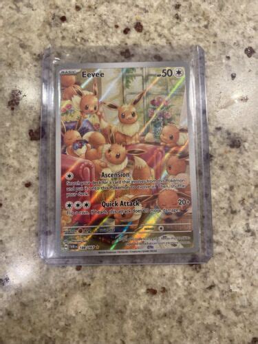 Pokemon Tcg Eevee Twilight Masquerade Illustration Rare Psa