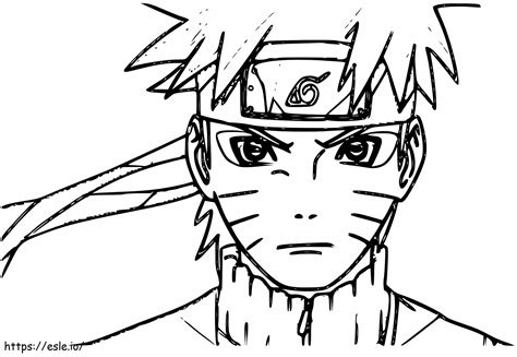 Uzumaki Naruto A Para Colorear