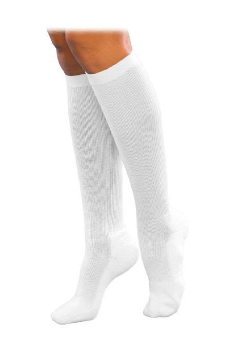 Sigvaris Cushioned Cotton Knee High Sport Socks 15 20mmhg A White