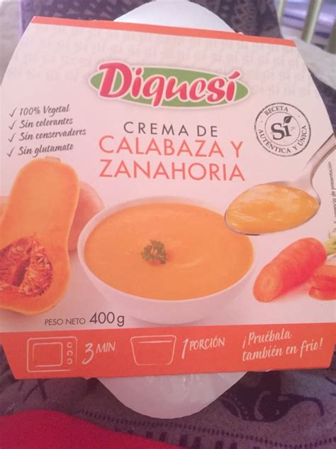 Diquesi Crema De Calabaza Y Zanahoria Review Abillion