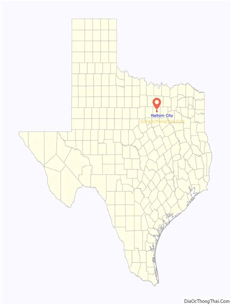 Map of Haltom City - Thong Thai Real