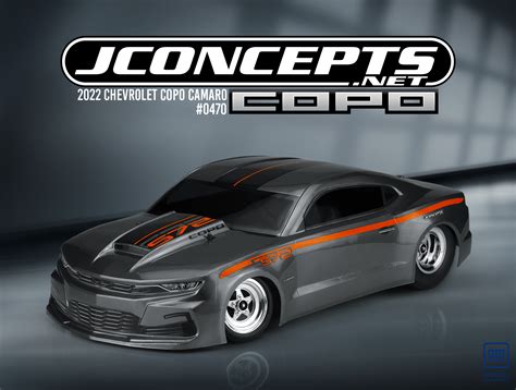 JConcepts New Release 2022 Chevrolet Copo Camaro Drag Racing Body