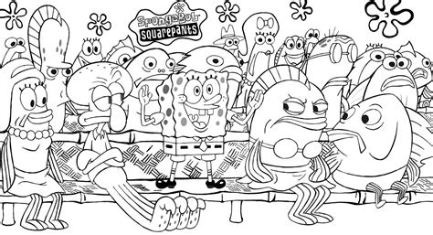 Squidward Coloring Pages Best Coloring Pages For Kids