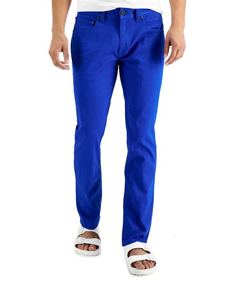 Inc International Concepts Mens Slim Fit Stretch Colored Jeans