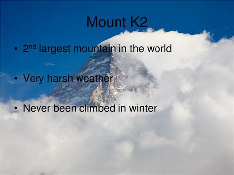 PPT - Mount K2 PowerPoint Presentation, free download - ID:3203166